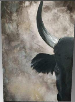 Tableau TAUREAU CAMARGUAIS